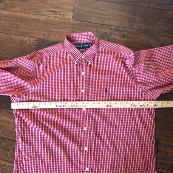 Ralph Lauren | Men's Red Yarmouth Checkered Shirt - Picture 8 of 11